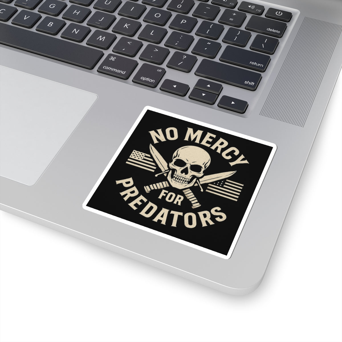 No Mercy for Predators Stickers